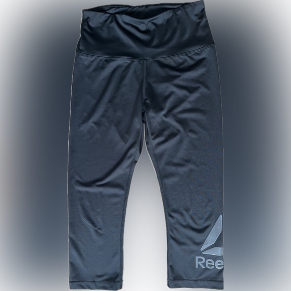 Reebok Women Leggings Active Black size M - Picture 1 of 9